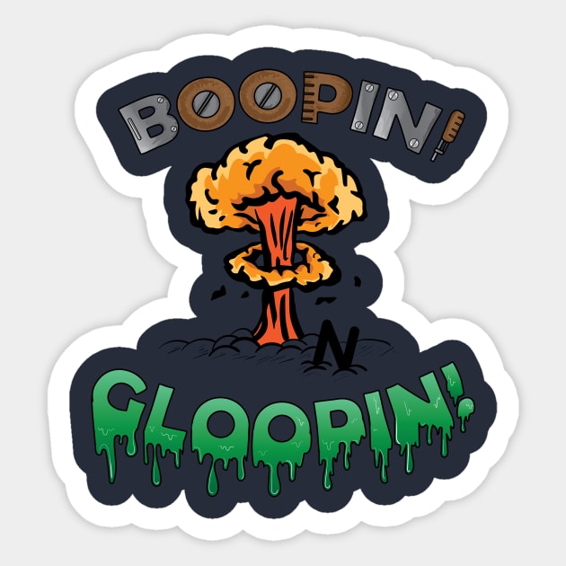 Boopin! n' Gloopin! Sticker by big_red320